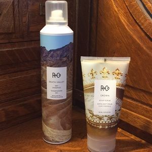 R+Co Death Valley Dry Shampoo & Crown Scalp Scrub